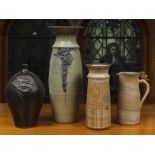An assembled group of Edward Campden ceramics, 1994-2009, including an ovoid vase with applied