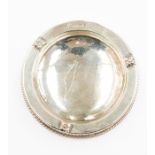 A George VI  silver bon bon dish with applied rose motifs, by AE Jones, Birmingham 1931, filled,