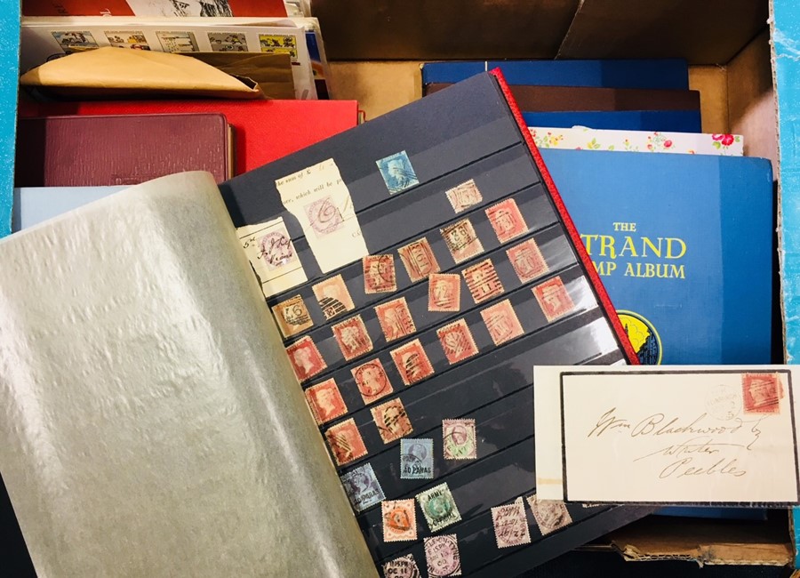 Stamps: mid-20th century used worldwide collection in five beginner albums and four stockbooks;