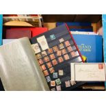 Stamps: mid-20th century used worldwide collection in five beginner albums and four stockbooks;