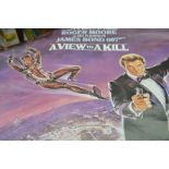James Bond. A View to a Kill, poster, Copyright Danjaq S.A., published by Loeb, Amsterdam, rolled in