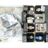 A collection of Ladies costume dress watches including four "Renee MacKintosh" -: Gold tone watch