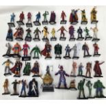 Collection of Marvel figures by Eaglemoss.