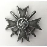 WW2 Third Reich Kriegsverdienstkreuz mit Schwertern 1.Klasse 1939. War Merit Cross 1st class with