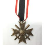 WW2 Third Reich Kriegsverdienstkreuz 2.Klasse mit Schwertern - War Merit Cross 2nd Class  with
