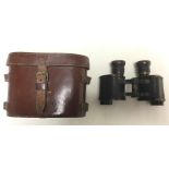 WW1 British Binoculars Prismatic No3 (MkII) x 6. Maker marked and dated "W Watson & Sons Ltd, London