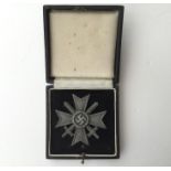WW2 Third Reich Cased Kriegsverdienstkreuz mit Schwertern 1.Klasse 1939. War Merit Cross 1st class
