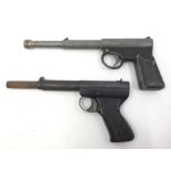 "The Gat" .177 air pistol and a .177 Diana Model 2 air pistol. Both actions working. (2)