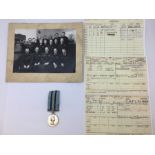 British Royal Observer Corps Medal complete with ribbon to 'Chief Observer R.H. Stewart', along with