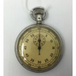WW2 British RAF issue Stopwatch. Reverse of case marked "AM 6B/221" and serial number and date "