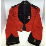 Victorian/WW1 British Officers Mess Dress tunic for a Major in the Somerset Light Infantry. Un-