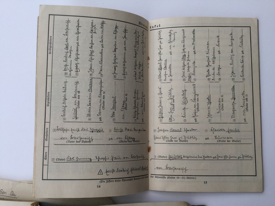 WW2 Third Reich Luftwaffe Log Book & Archive of General Major Karl-Henning Von Barsewisch. This - Image 7 of 10