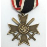 WW2 Third Reich Kriegsverdienstkreuz 2.Klasse mit Schwertern - War Merit Cross 2nd Class   with