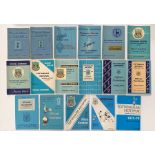 A collection of Tottenham Hotspur handbooks, comprising: 1948-49; 49-50; 53-54; 55-56; 56-57; 57-58;