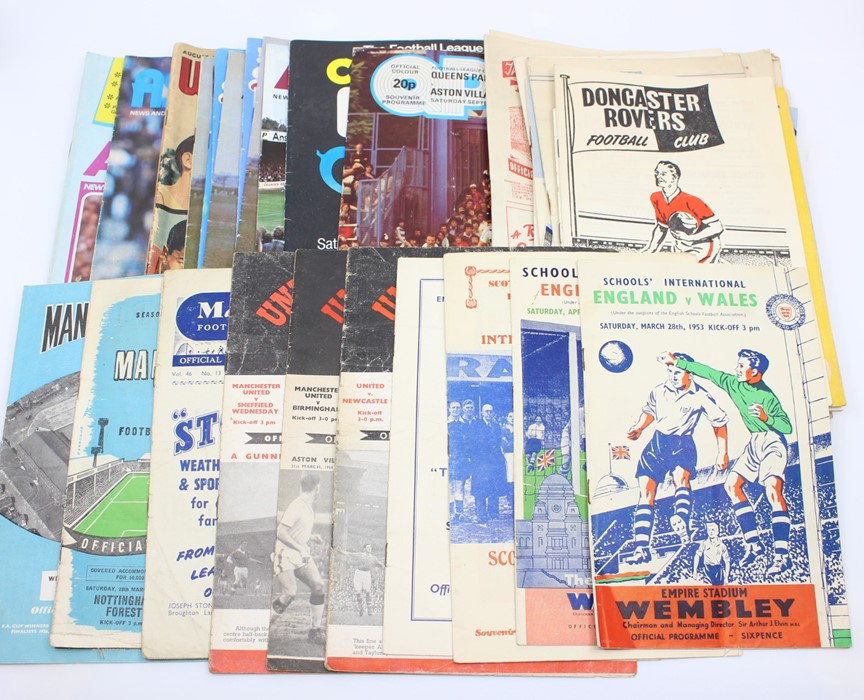 Football Programmes; A collection of assorted miscellaneous programmes to include: Manchester City