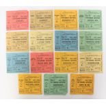 Tottenham Memorabilia; A collection of assorted Tottenham tickets to include: Chelsea 24/8/57;