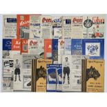 A collection of 1940's and 1950's Derby County away programmes, comprising: Manchester City 22.4.50,