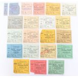 Tottenham Memorabilia; A collection of assorted Tottenham tickets to include: v. Brentford 17/12/49;