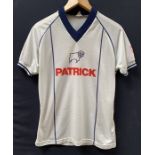 A Derby County, Patrick, Home Shirt, 1981-84, colour good, general bobbling, otherwise good, pit