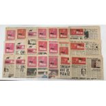 A collection of twenty-one Ram Newspapers, 1971-72 season including Manchester United 14.8.1971