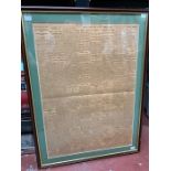 Don Bradman (1908-2001): A framed and glazed, The Age, newspaper article, recording Bradman's
