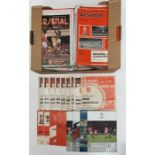 A collection of assorted Arsenal programmes, league and cup interest, mostly home: including a small