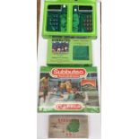 A collection of assorted boxed and unboxed Subbuteo to include: team boxes, some containing players,