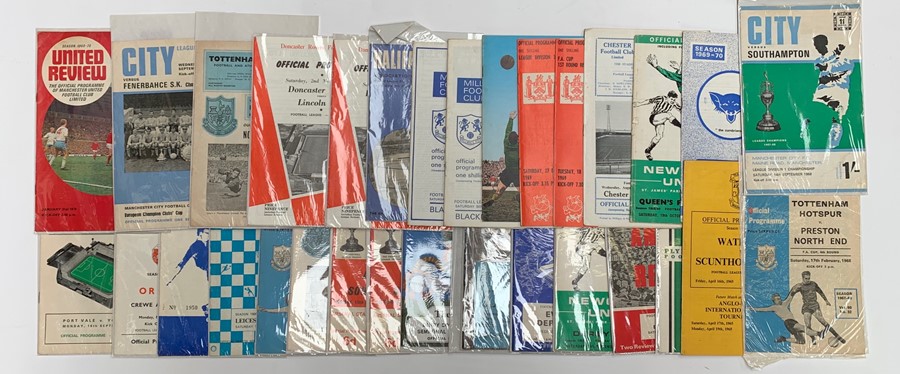 A collection of assorted 1960's football programmes to include football league interest:
