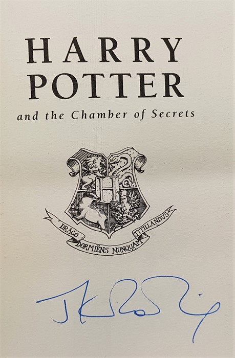 Rowling (J.K), a signed box set of Harry Potter books in single five volume publishers card slip - Image 9 of 10