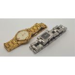 Two Gucci bracelet watches: a Gucci 2305L stainless steel ladies' quartz bracelet watch, c.2003,