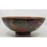 A large Susan Taylor composite bowl, with seal mark to foot, diameter 33.8cm.  Condition: In very