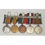 WW1/WW2 medals: George V British War Medal 1914-1918, awarded 224031 Pte.C.P.Payne R.A.F, George V