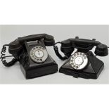 Two vintage G.P.O telephones, models 1/232F and 332L. (2)