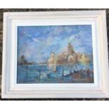 A 20th century oil on canvas study of St.Pauls, signed Michael Pittel