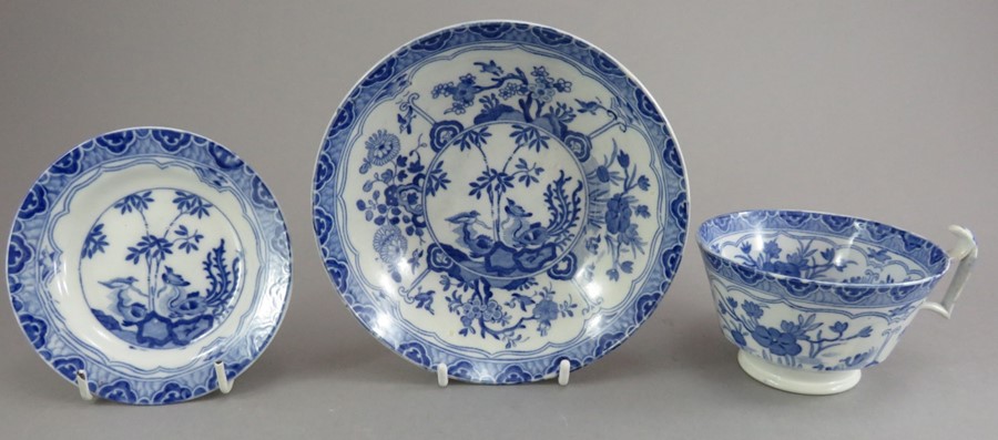 A group of early nineteenth century blue and white transfer-printed Spode Japan pattern pieces, c.