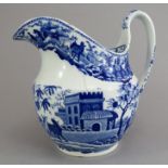 An early nineteenth century blue and white transfer-printed Spode Caramanian series small-size