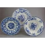 A group of early nineteenth century blue and white transfer-printed Spode and Copeland & Garrett