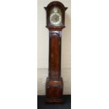 An usually small 18th century Scottish mahogany longcase by James Gordon of Beith. The movement fitt