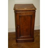 A Victorian mahogany pot cupboard