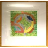 After Frank Stella (American b.1936 ) A reproduction print of a working proof, Ronnie Peterson IV. S