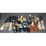 A collection of mixed everyday ladies shoes, size 12 Formally the property of the late Jessye Nor