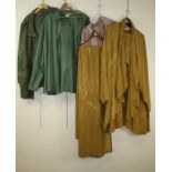 A green jacket by Taillissime together with assorted items of clothing (6) Formally the property of