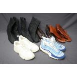 Four pairs of ladies boots and two pairs of trainers Formally the property of the late Jessye Norman
