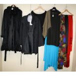 Steve Madden. A belted coat together with two tops, a Dons collection coat , a kimono jacket, shawl