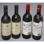 Maitre d'Estournel, Bordeaux, two bottles, 1985, Chateau Mirefleurs, Bordeaux, two bottles, 1986 (4)
