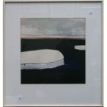 Andre Bergeron (Swiss b. 1937) Bord d'eau, Lithograph. Signed, titled and numbered 34/50. 38 x 37cm
