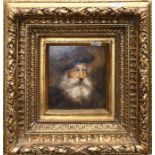 E Valer ( Continental) Head and shoulders portrait of a full bearded gentleman with kind eyes, weari