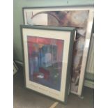 Eight assorted posters, including one after Robert Natkin, all framed (8) Provenance: a corporate