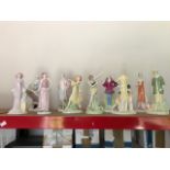 A set of ten Colaport Ladies of Fashion figurines (10)