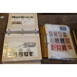 Stamps & Cigarette Cards; collection comprising; Royal Mail album of FDC's, 1980's; binder of FDC'